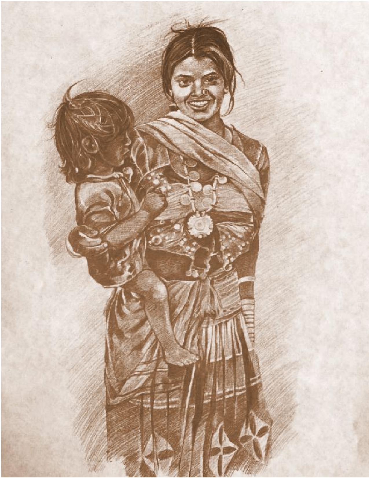 Dalit Chori Aur Bachcha (Print)